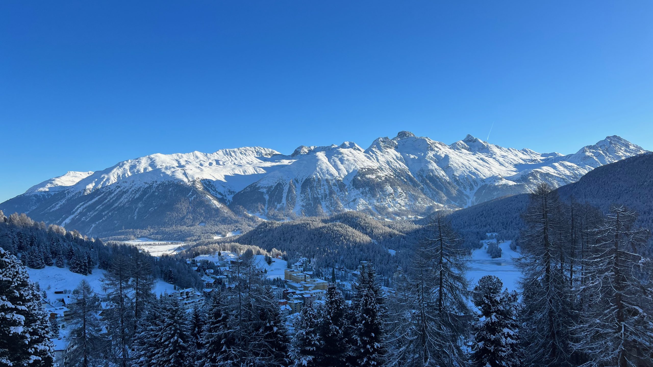 Schellenursli Trail in St. Moritz in Winter